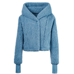 Classic Cropped Sherpa Lounger Jacket