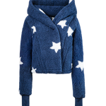 Classic Cropped Sherpa Lounger Jacket