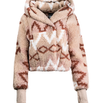 Classic Cropped Sherpa Lounger Jacket