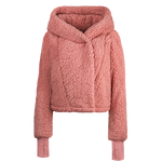 Classic Cropped Sherpa Lounger Jacket