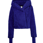 Classic Cropped Sherpa Lounger Jacket