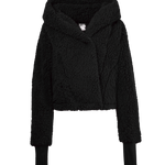 Classic Cropped Sherpa Lounger Jacket