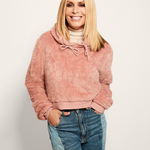 Cropped Sherpa Hoodie