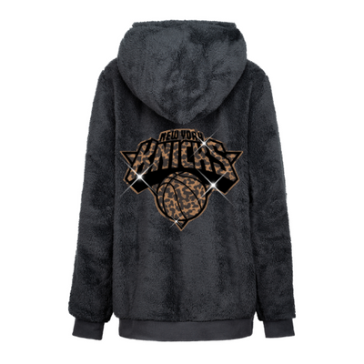 New York Knicks Leopard Logo Hoodie