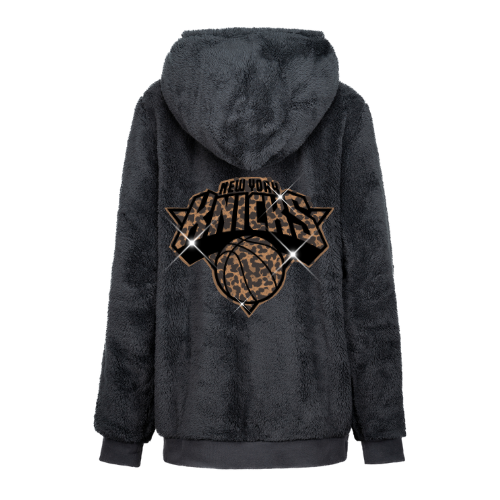 New York Knicks Leopard Logo Hoodie
