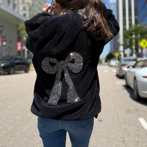 Limited Edition Bedazzled Bow Hoodie