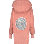 Warrior Bedazzled Disco Ball Logo Sherpa Lounger Jacket