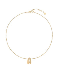 Leo & Luca by Hara Mini Balloon Initial Necklace