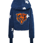 Chicago Bears Cropped Sherpa Lounger Jacket