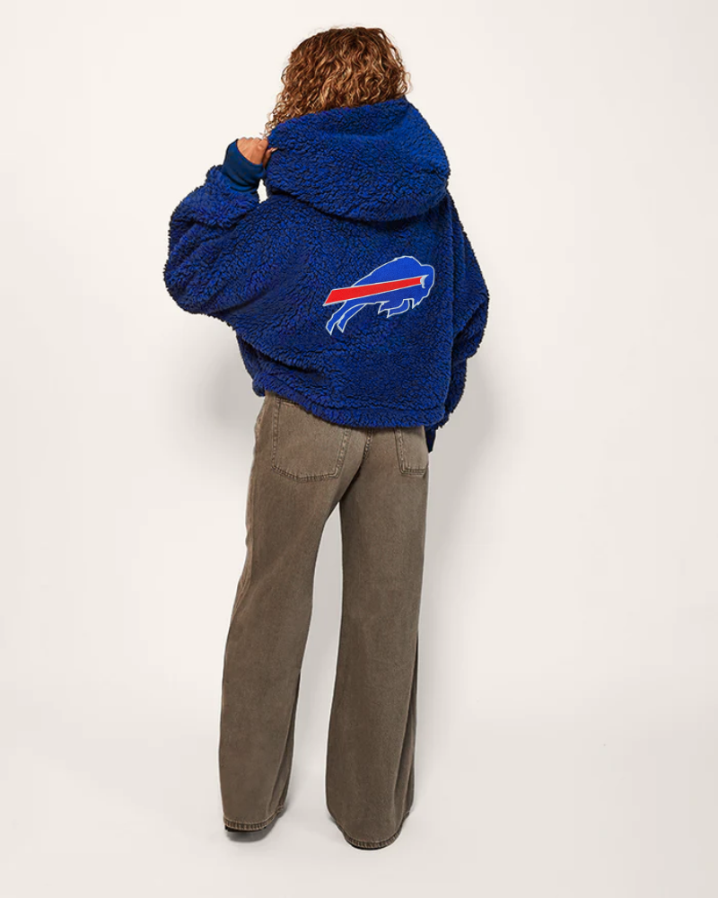 Buffalo Bills Cropped Sherpa Lounger Jacket