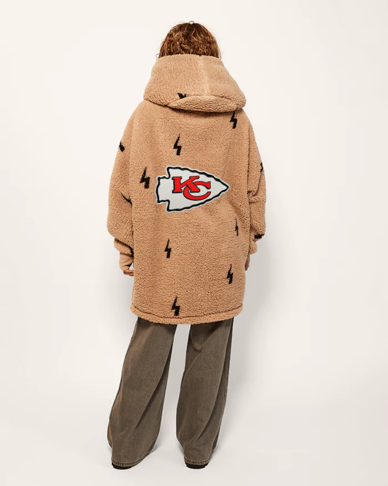 Kansas City Chiefs Sherpa Lounger Jacket