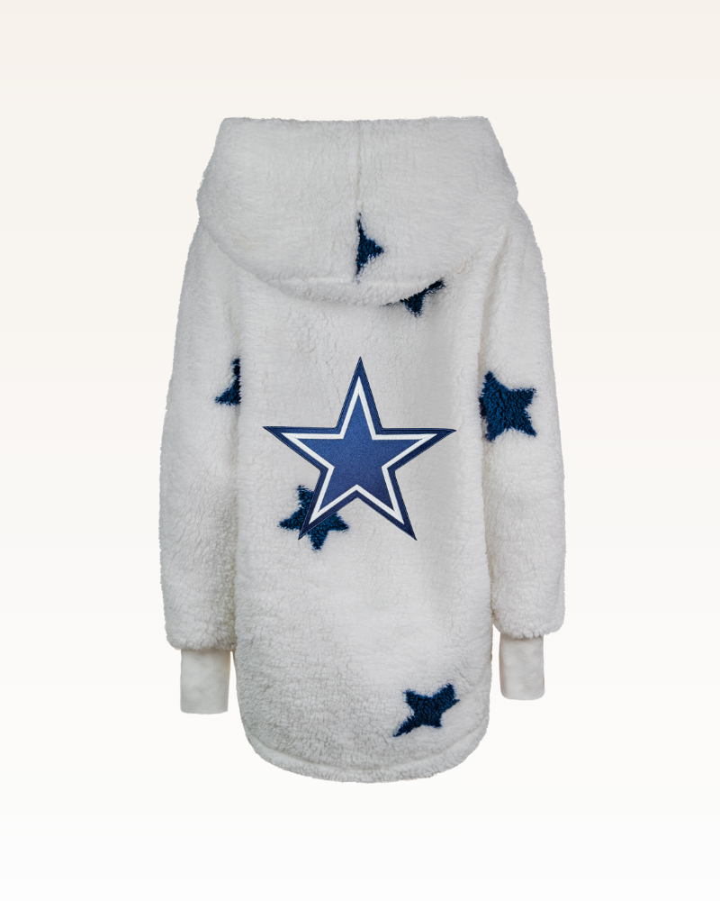 Dallas Cowboys Sherpa Lounger Jacket