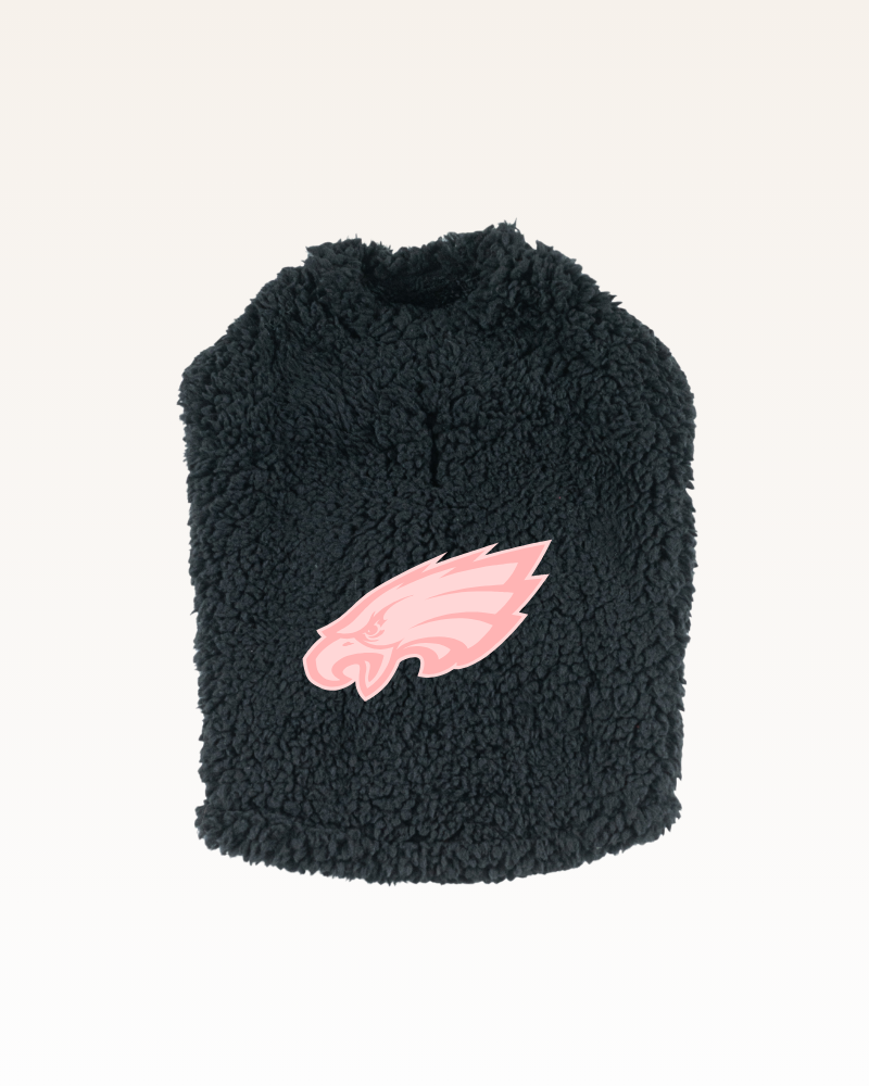 Philadelphia Eagles Pink Logo Sherpa Pet Jacket