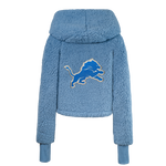 Detroit Lions Cropped Sherpa Lounger Jacket