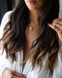 Leo & Luca by Hara Mini Balloon Initial Necklace