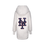 New York Mets Chenille Logo Sherpa Lounger Jacket