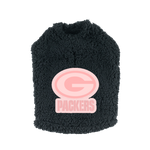 Green Bay Packers Pink Logo Sherpa Pet Jacket