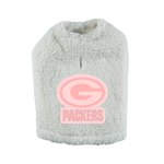Green Bay Packers Pink Logo Sherpa Pet Jacket