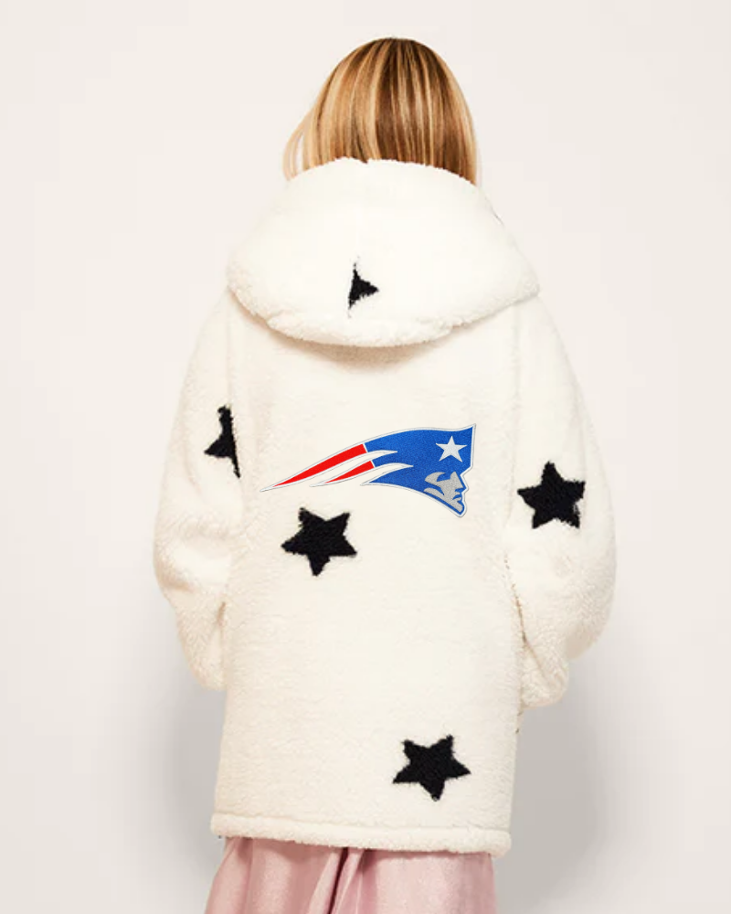 New England Patriots Sherpa Lounger Jacket