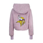 Minnesota Vikings Cropped Sherpa Lounger Jacket